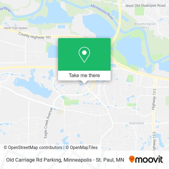 Old Carriage Rd Parking map
