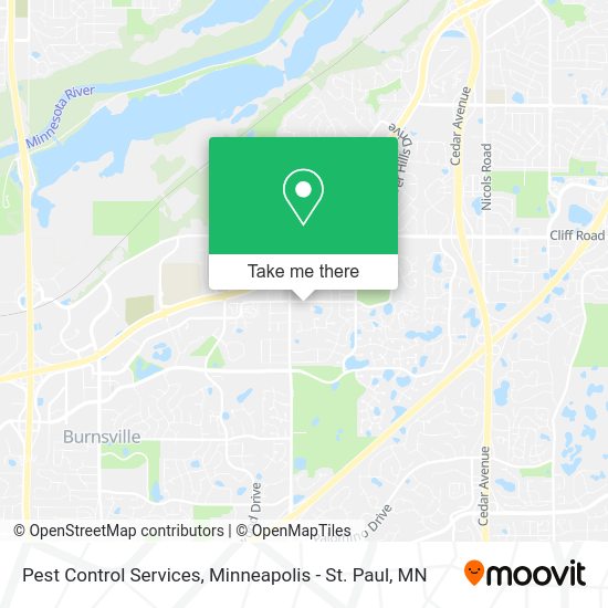 Pest Control Services map