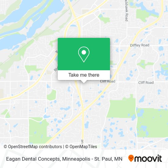 Eagan Dental Concepts map