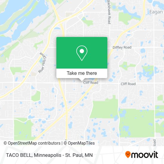 TACO BELL map