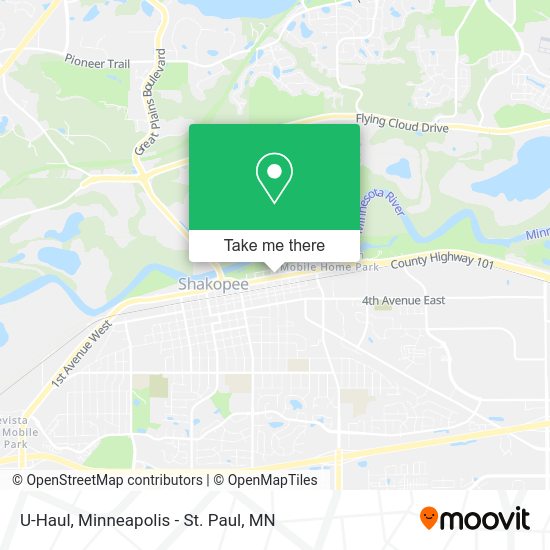 Mapa de U-Haul