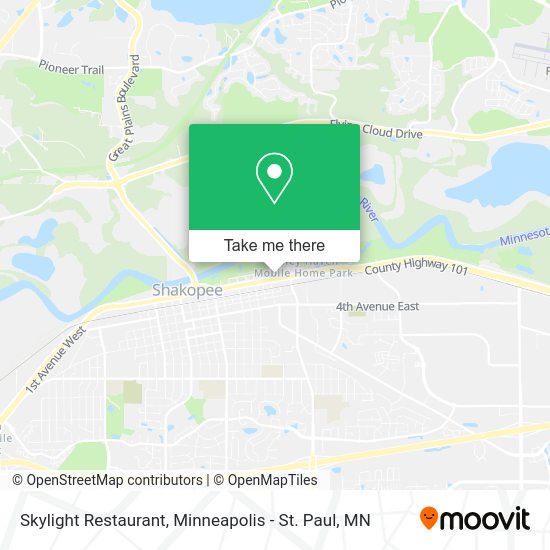 Skylight Restaurant map