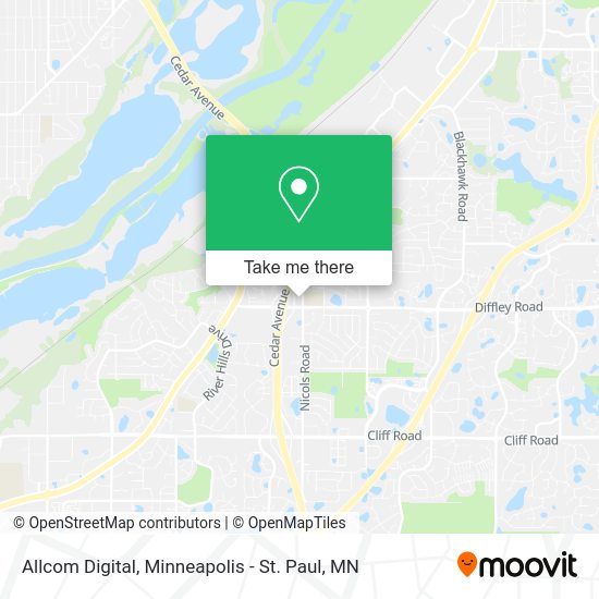 Mapa de Allcom Digital