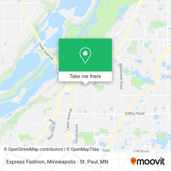Express Fashion map