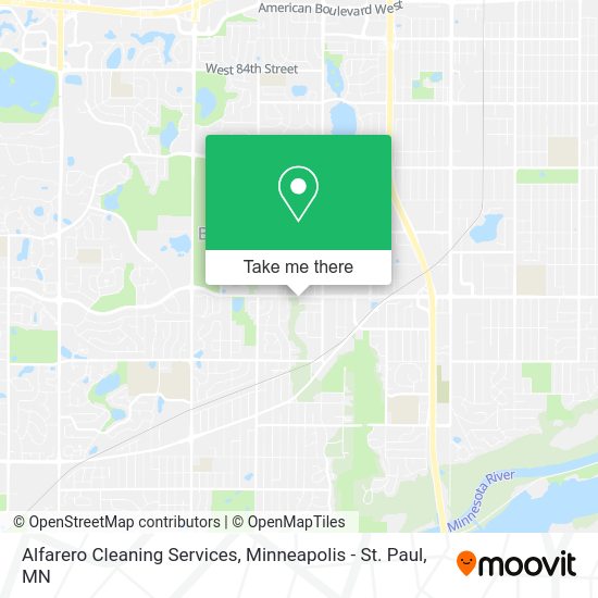Mapa de Alfarero Cleaning Services