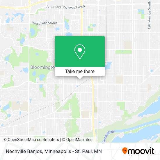 Nechville Banjos map