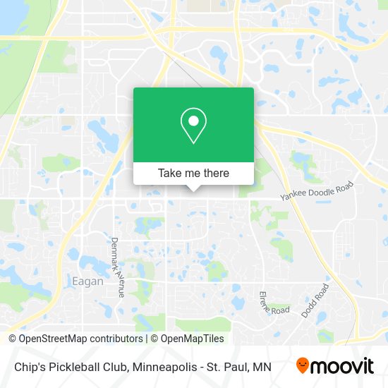 Chip's Pickleball Club map