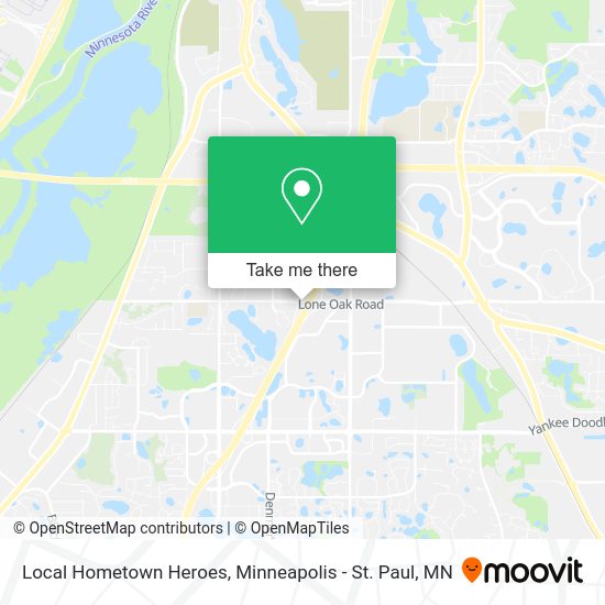 Local Hometown Heroes map
