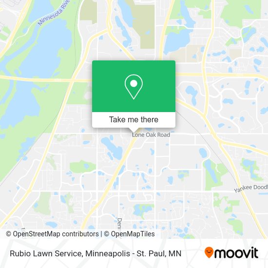 Rubio Lawn Service map