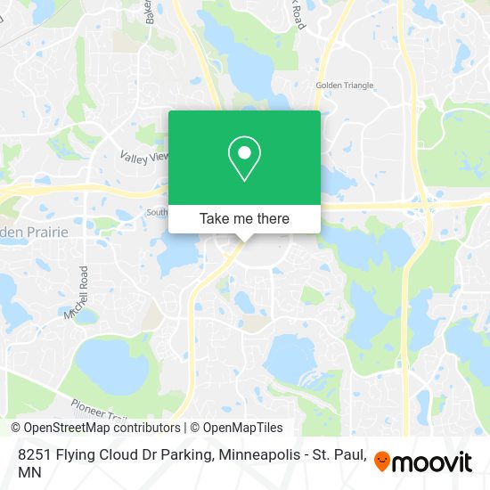 8251 Flying Cloud Dr Parking map