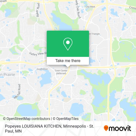 Popeyes LOUISIANA KITCHEN map