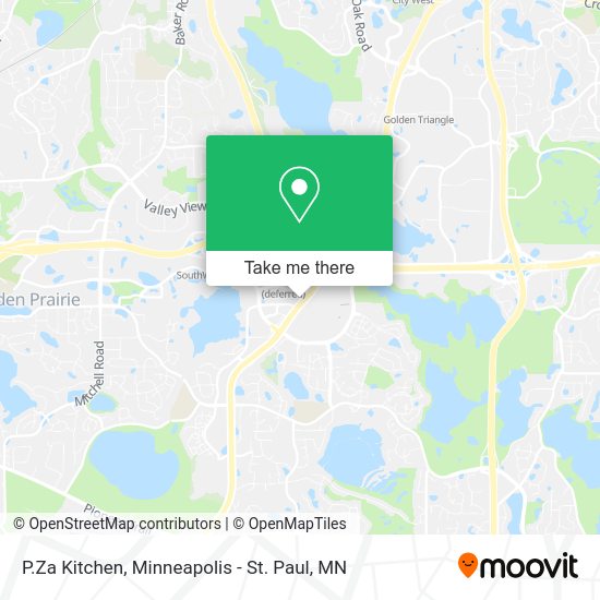P.Za Kitchen map