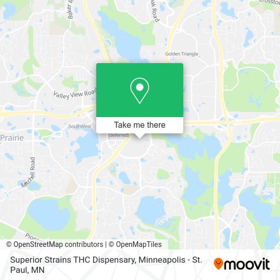 Mapa de Superior Strains THC Dispensary