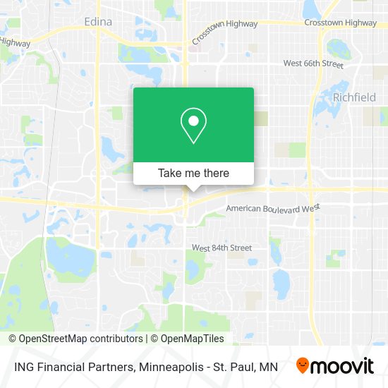 ING Financial Partners map