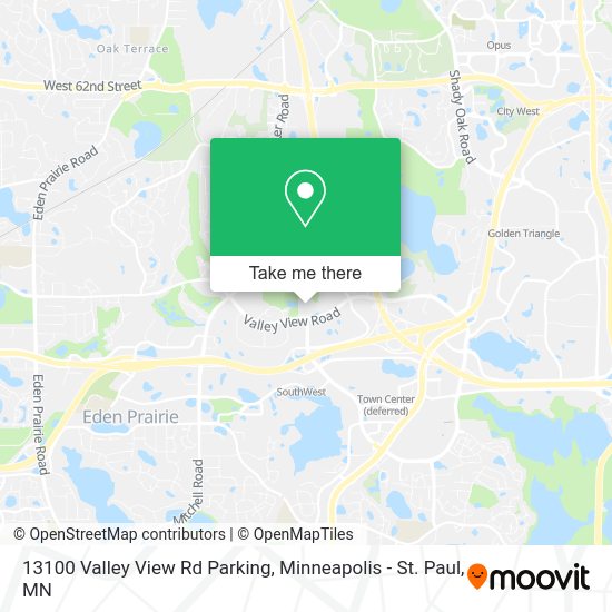 Mapa de 13100 Valley View Rd Parking