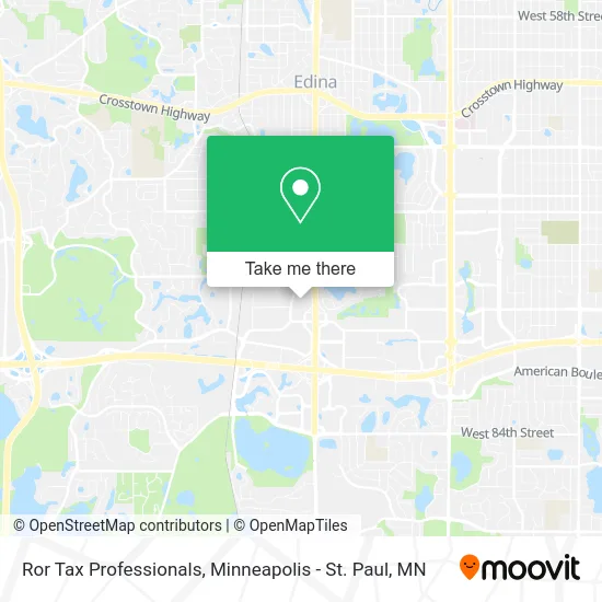 Ror Tax Professionals map