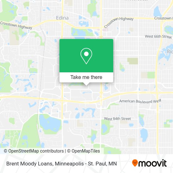 Brent Moody Loans map