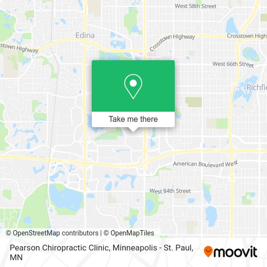 Pearson Chiropractic Clinic map