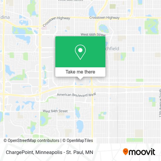 Mapa de ChargePoint