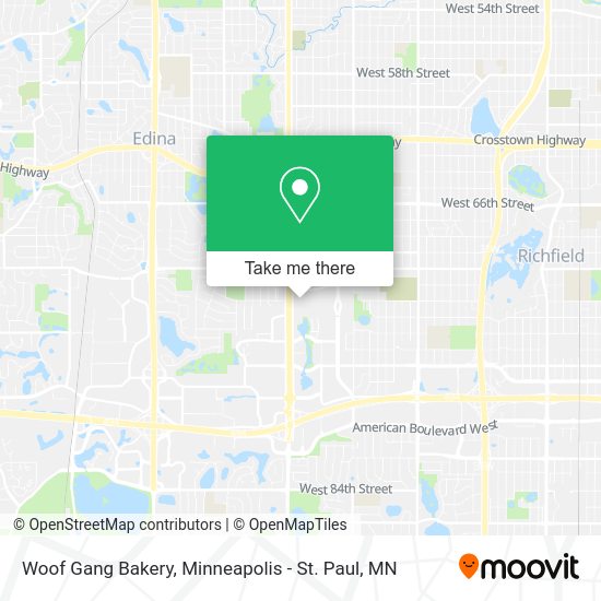 Woof Gang Bakery map