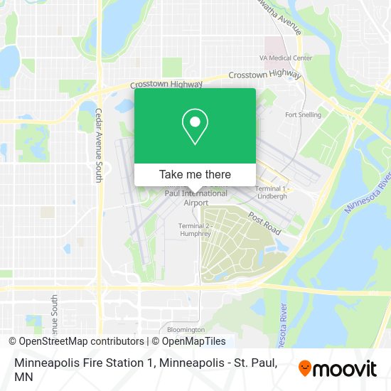 Minneapolis Fire Station 1 map