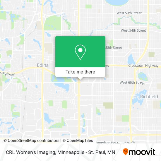 Mapa de CRL Women's Imaging