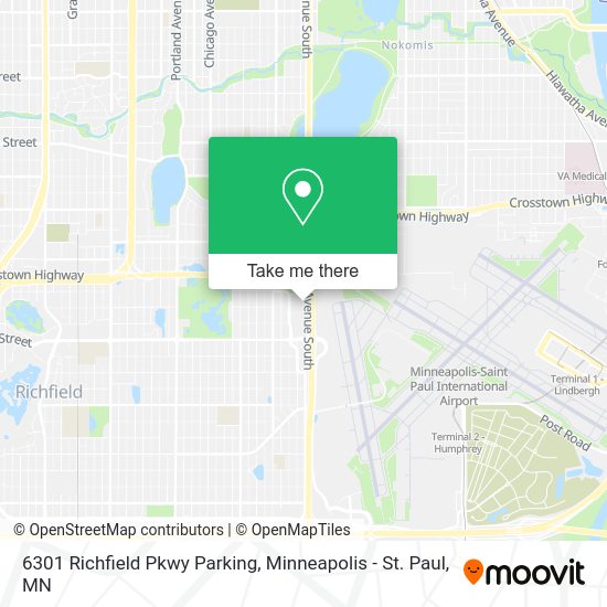 Mapa de 6301 Richfield Pkwy Parking