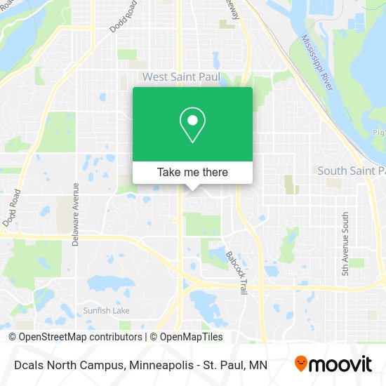 Dcals North Campus map
