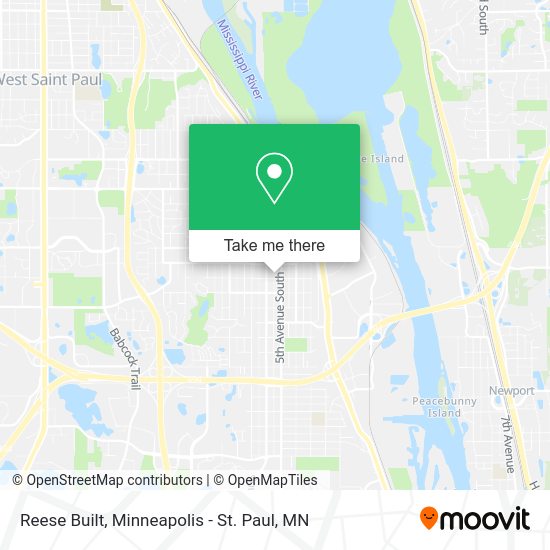 Reese Built map