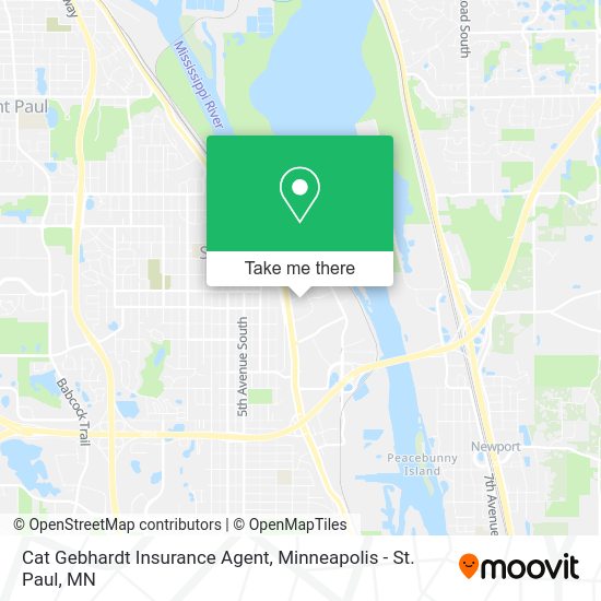 Mapa de Cat Gebhardt Insurance Agent