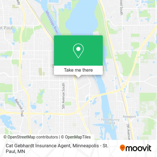 Cat Gebhardt Insurance Agent map