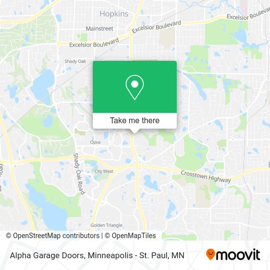 Mapa de Alpha Garage Doors