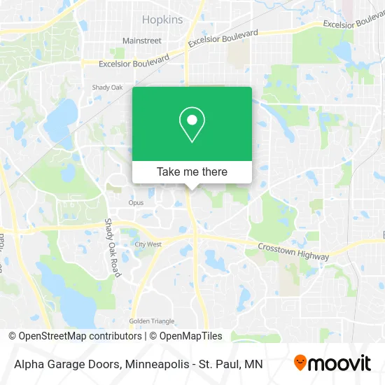 Alpha Garage Doors map