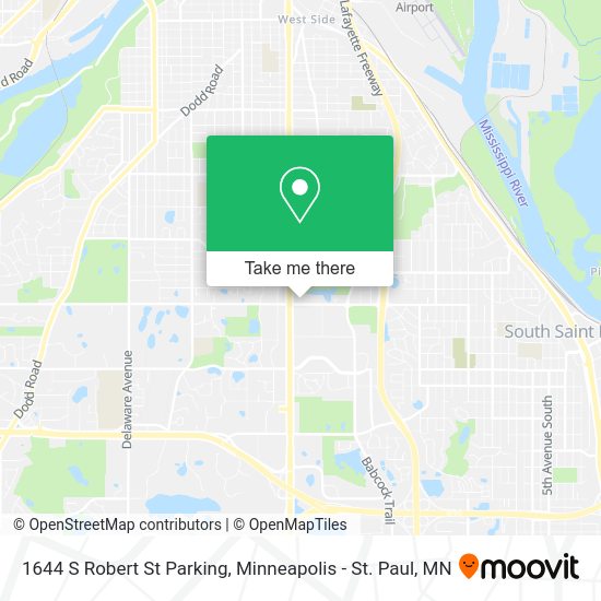 1644 S Robert St Parking map