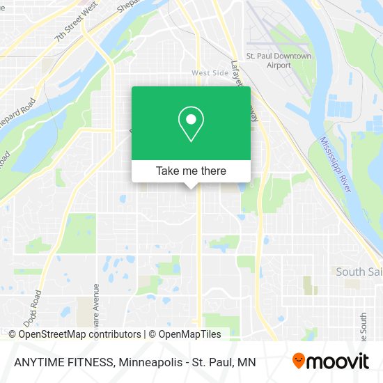 ANYTIME FITNESS map