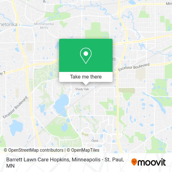 Mapa de Barrett Lawn Care Hopkins