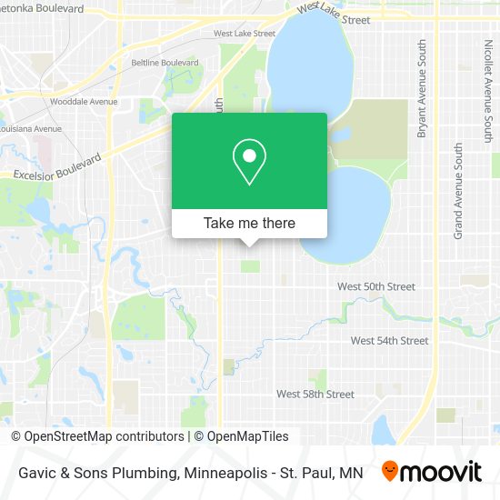 Gavic & Sons Plumbing map