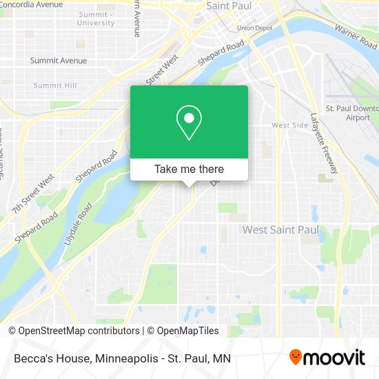 Becca's House map