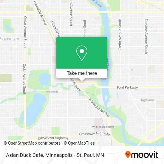 Asian Duck Cafe map