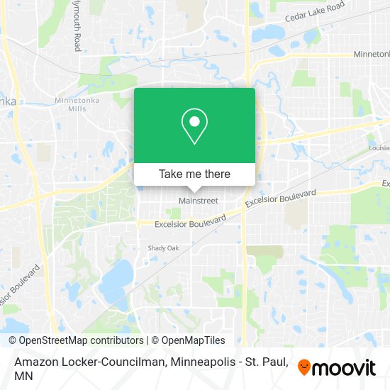 Mapa de Amazon Locker-Councilman