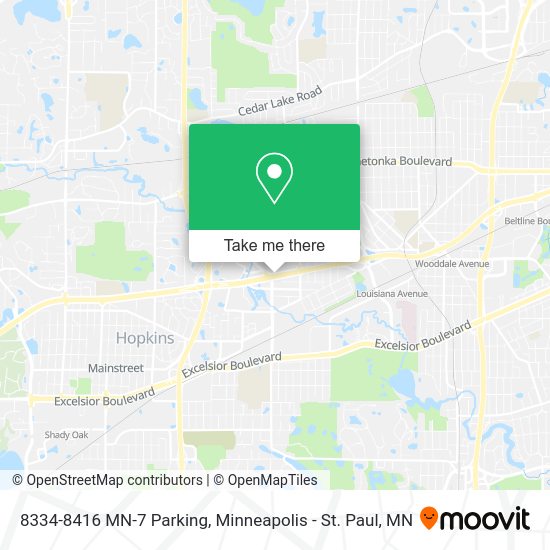 8334-8416 MN-7 Parking map