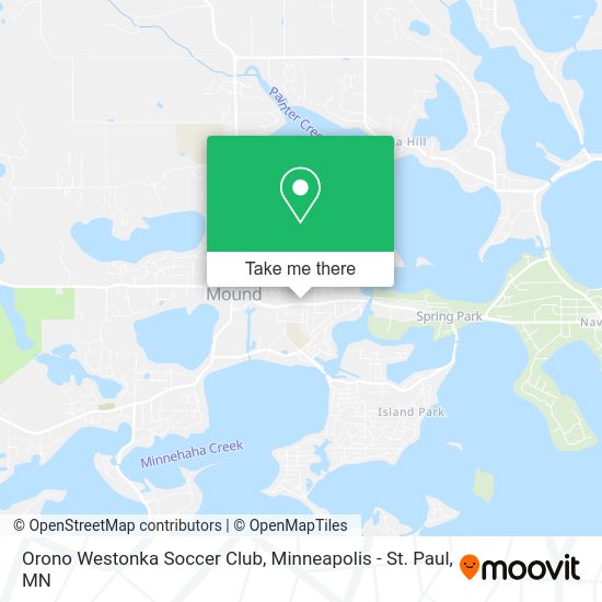 Orono Westonka Soccer Club map