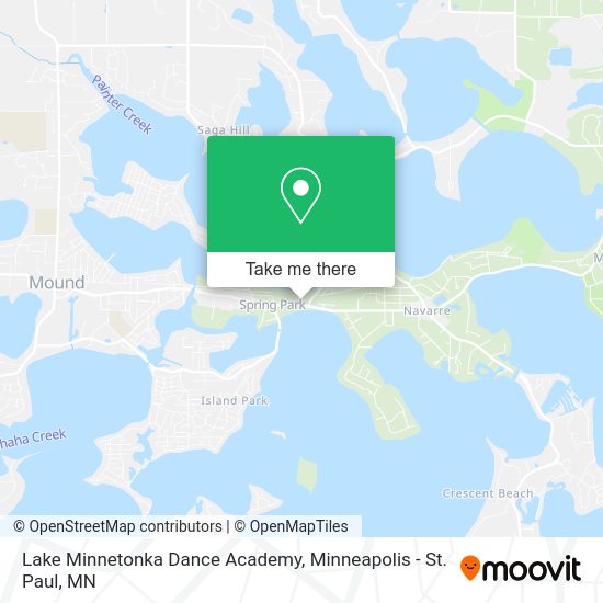 Lake Minnetonka Dance Academy map