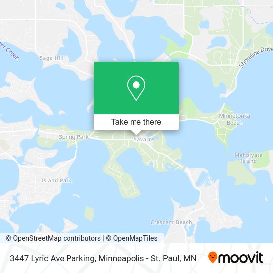 3447 Lyric Ave Parking map