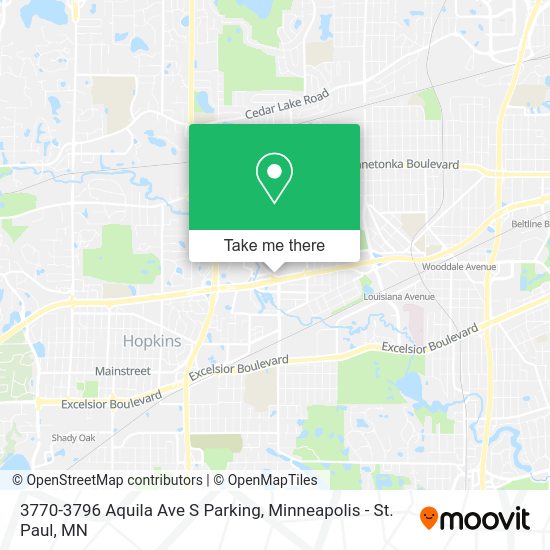 3770-3796 Aquila Ave S Parking map