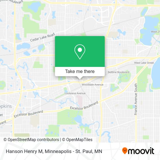 Hanson Henry M map