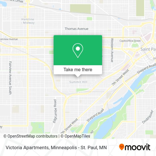 Victoria Apartments map