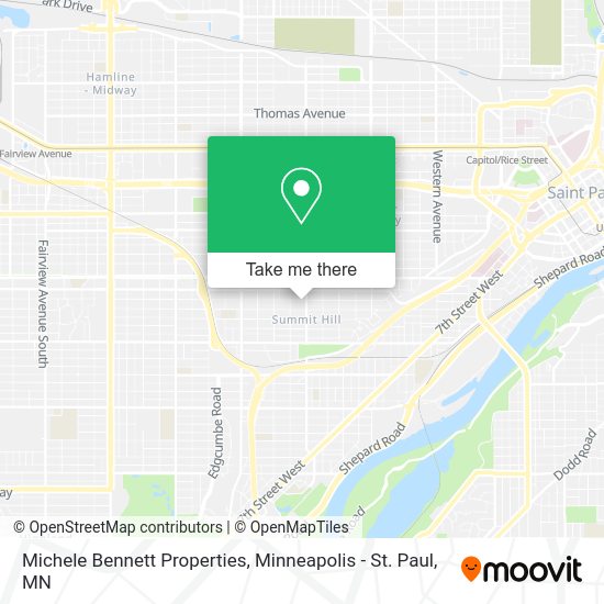 Michele Bennett Properties map