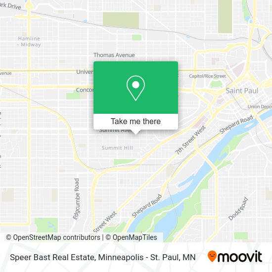 Speer Bast Real Estate map