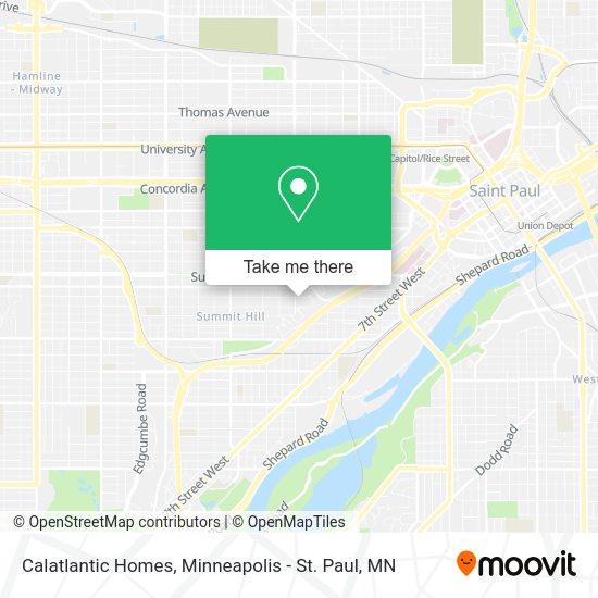 Calatlantic Homes map